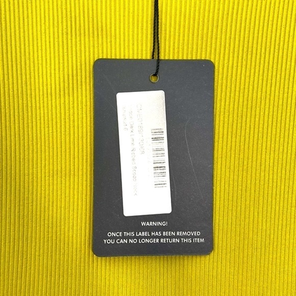 PrettyLittleThing-NWT Shape Dark Lime Ribbed Scoop Neck Sleeveless Jumpsuit SZ 2 - Picture 7 of 9